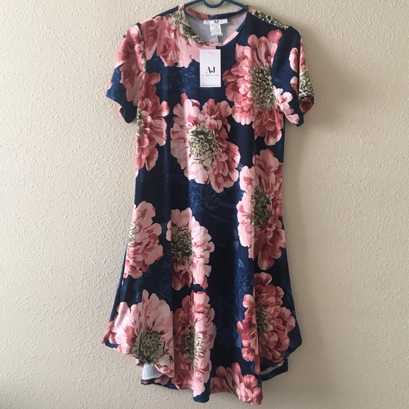 Amelia James Dresses & Skirts - AMELIA JAMES Navy/Rose NWT Small Chelan Dress